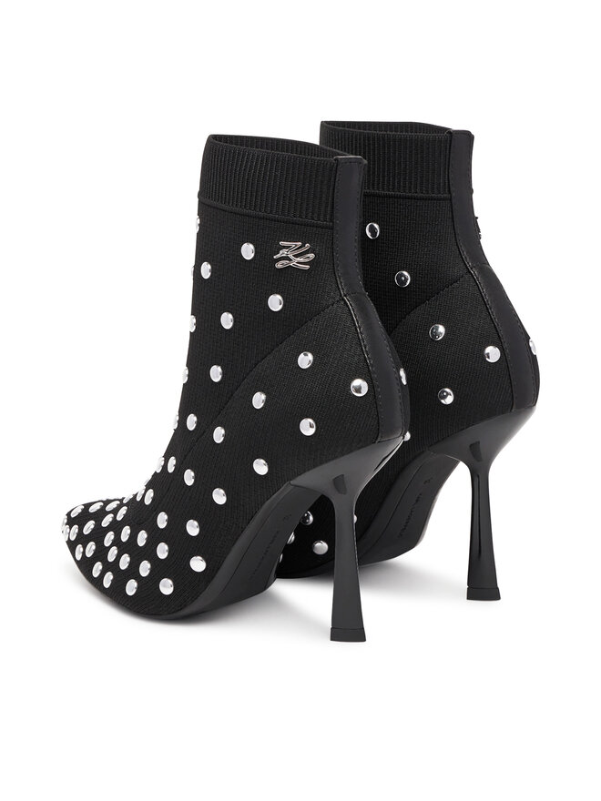 KARL LAGERFELD Botki KARL LAGERFELD Pandara KL31367 Czarny