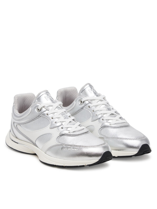 MICHAEL Michael Kors Sneakersy MICHAEL Michael Kors Riley 43S5RLFS1M Srebrny