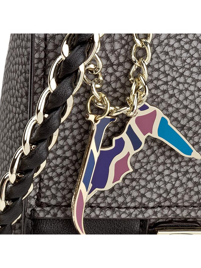 Trussardi Сумка Trussardi Diane Grain Pochette Bag 75B091 Сірий