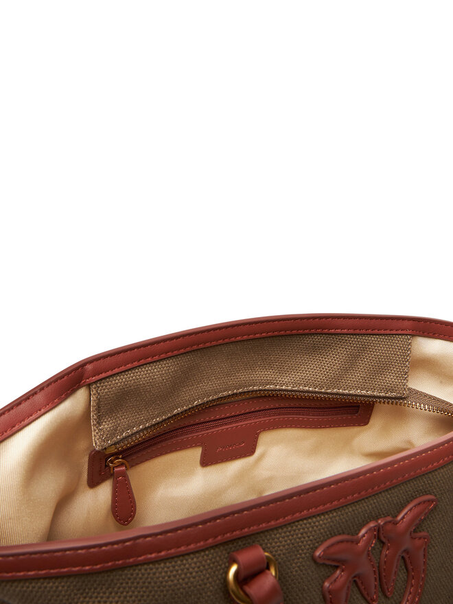 PINKO Torbica PINKO Miranda Shopper Classic PE 25 PLTT 104714 A2G2 Kaki