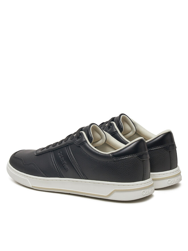 Calvin Klein Sneakersy Calvin Klein Low Top Lace Up Logo HM0HM01653 Czarny