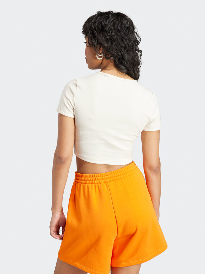 adidas adidas Majica Essentials IJ7804 Bež Slim Fit