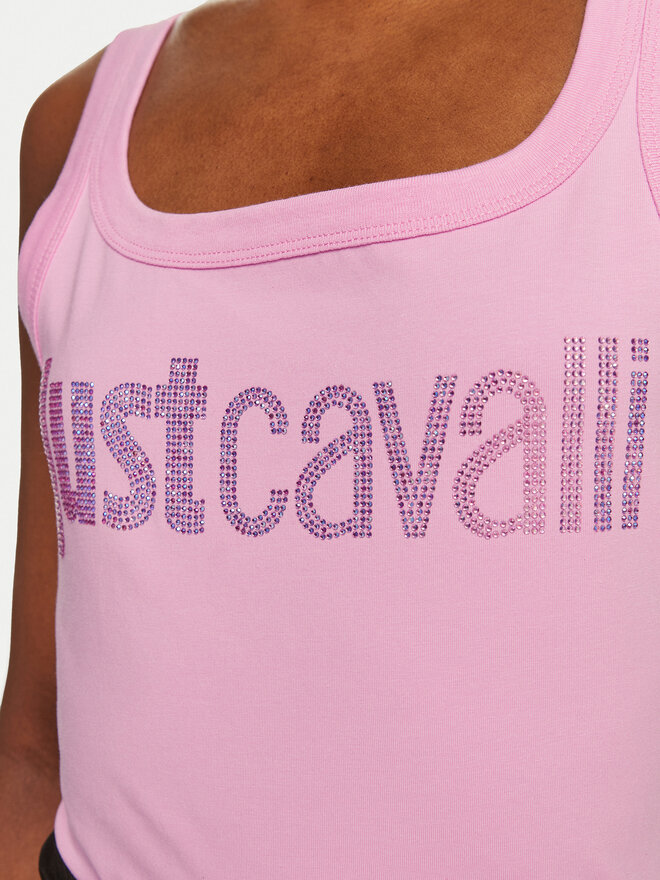 Just Cavalli Just Cavalli Топ 76PAME03 Рожевий Regular Fit