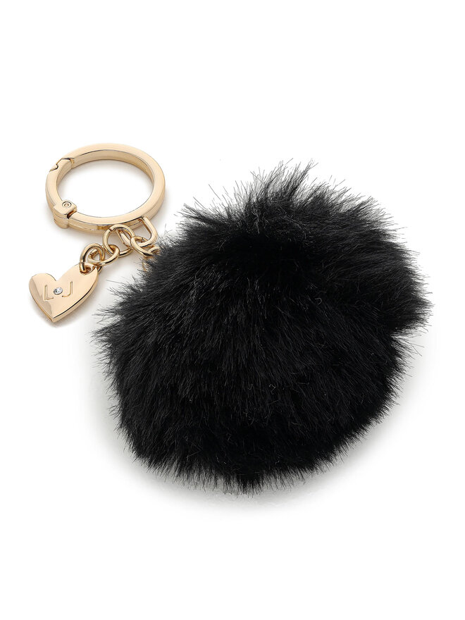 Liu Jo Brelok Liu Jo Key Ring Pon Pon NF1265 E0086 Czarny