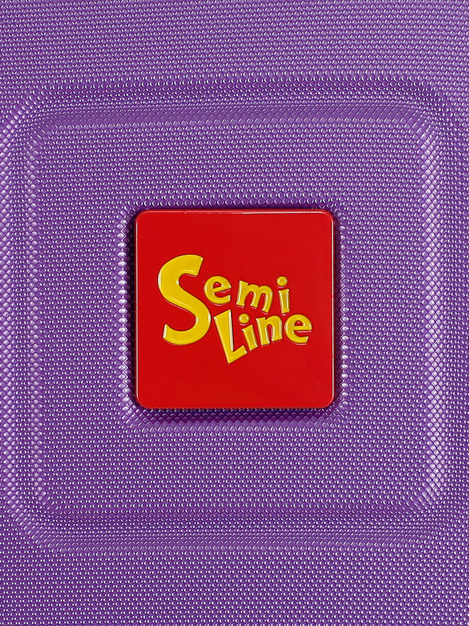 Semi Line Βαλίτσα Καμπίνας Semi Line T5940-1 Μωβ