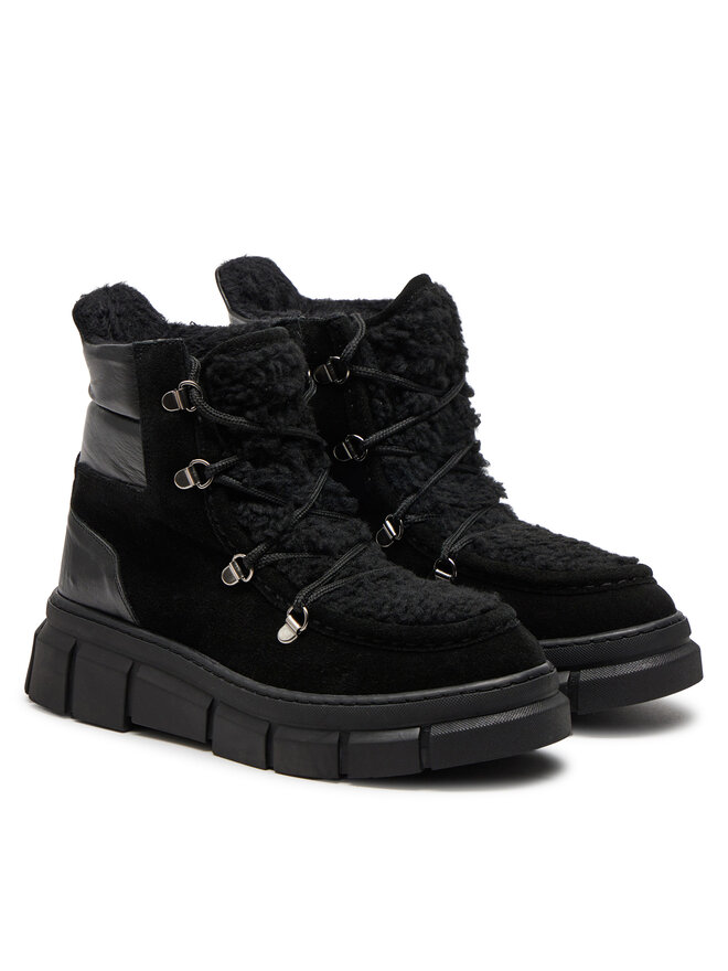 Piazza Schnürstiefeletten Piazza 990503 Schwarz