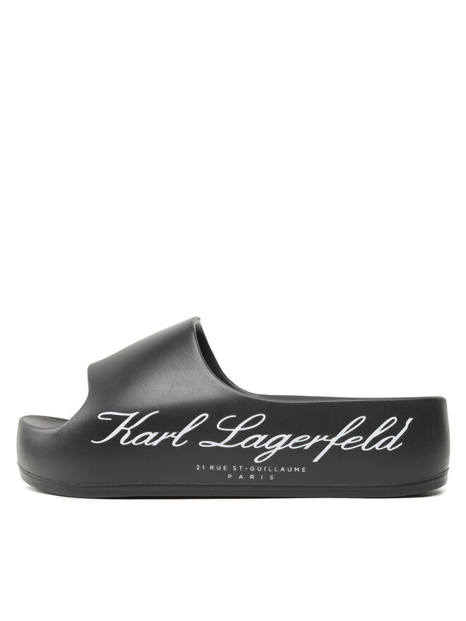 KARL LAGERFELD Klapki KARL LAGERFELD KL86000 Czarny