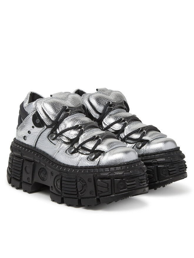 NEW ROCK Stiefeletten NEW ROCK M-106WALL-C16 Silberfarben