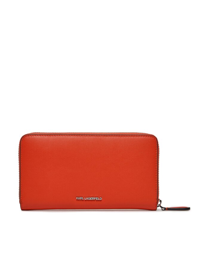 KARL LAGERFELD Didelė Moteriška Piniginė KARL LAGERFELD 230W3213 Raudona