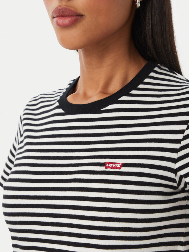 Levi's® Levi's® T-Shirt The Perfect 39185-0087 Schwarz Regular Fit