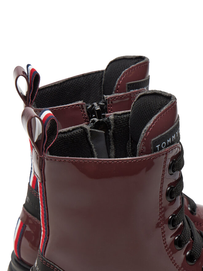Tommy Hilfiger Stiefeletten Tommy Hilfiger T4A5-33588-0775 M Dunkelrot