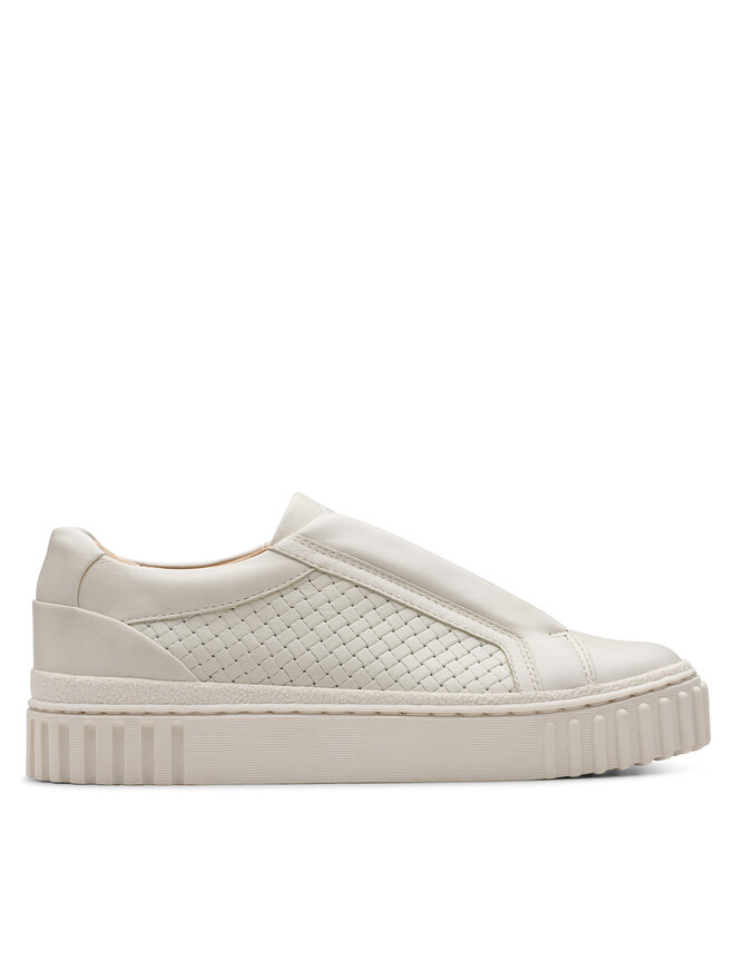 Clarks Sneakersy Clarks Mayhill Bay 26181207 Bílá