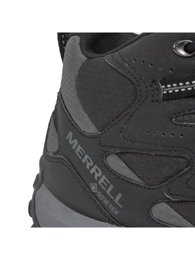 Merrell Trekingová obuv Merrell West Rim Mid Gtx GORE-TEX J036519 Černá