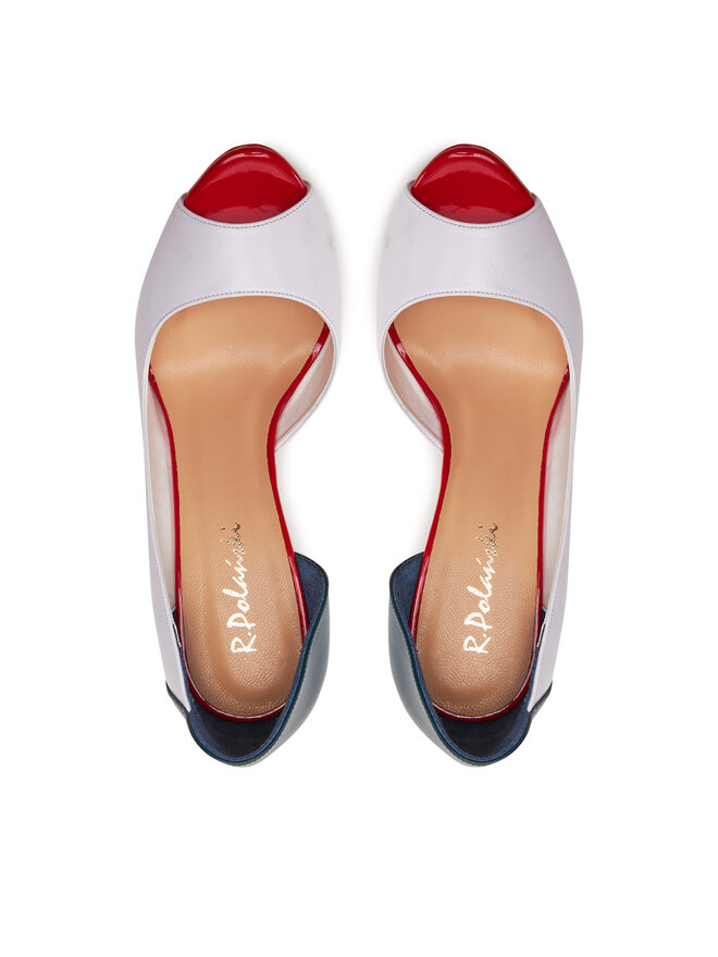 R.Polański High Heels R.Polański 0674-1 Weiß