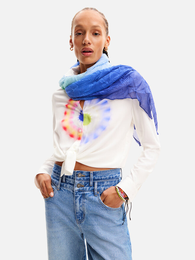 Desigual Шал Desigual 24SAWA30 Син