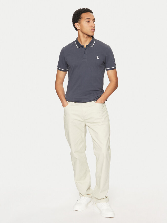 Calvin Klein Jeans Calvin Klein Jeans Poloshirt J30J315603 Dunkelblau Slim Fit