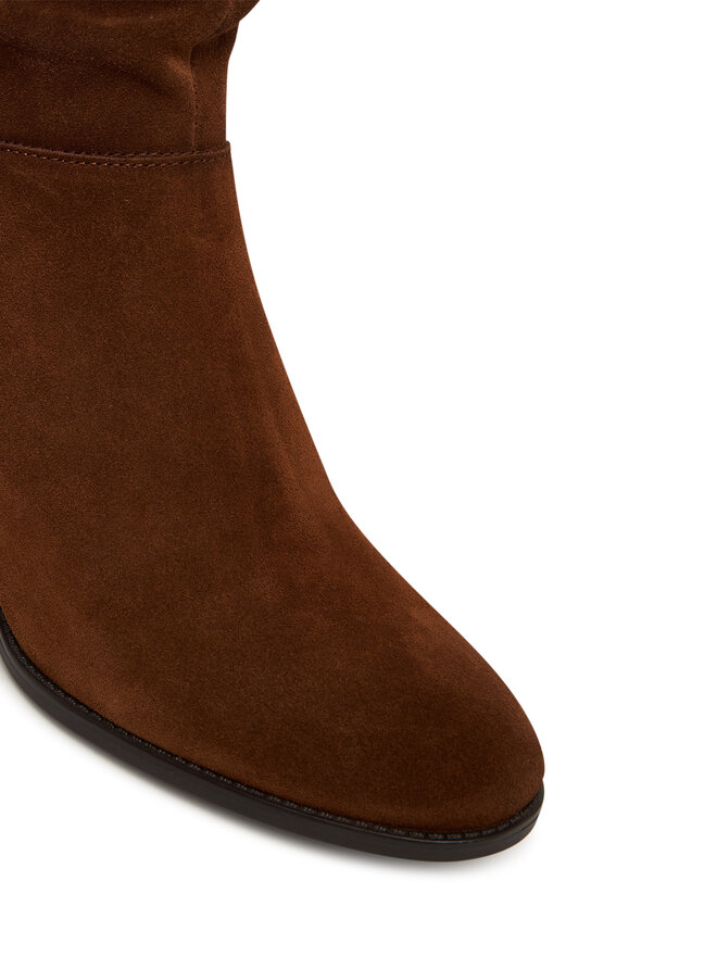 Tamaris Dames Boot Heel 1-25379-45 enkellaarsjes, zwart leer, 37 EU, zwart leder, 37 EU