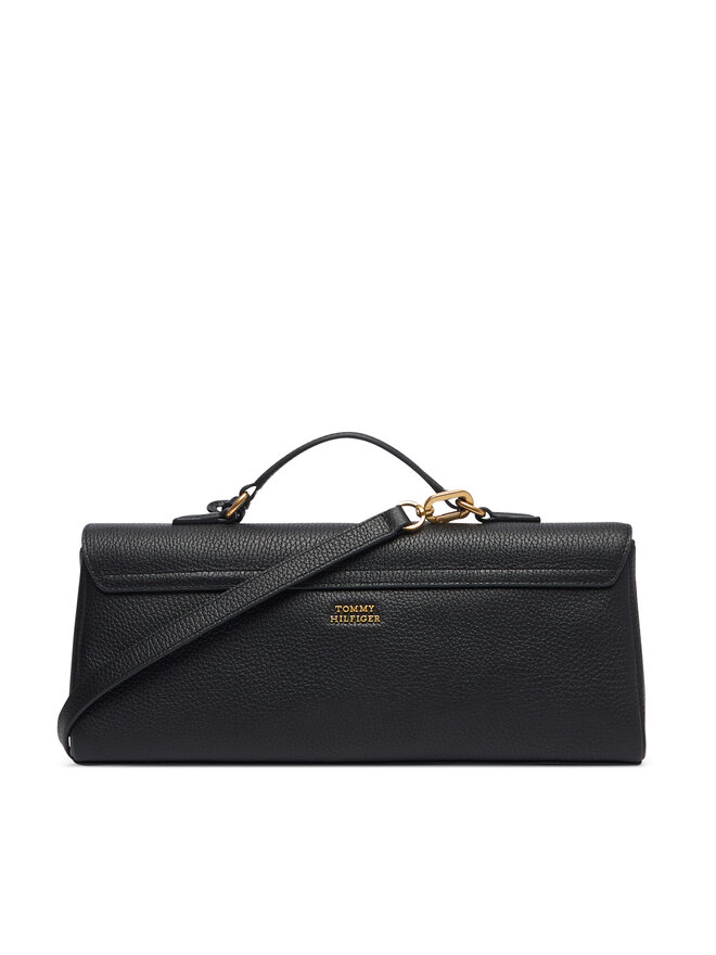 Tommy Hilfiger Handtasche Tommy Hilfiger American Icon Clutch AW0AW19214 Schwarz