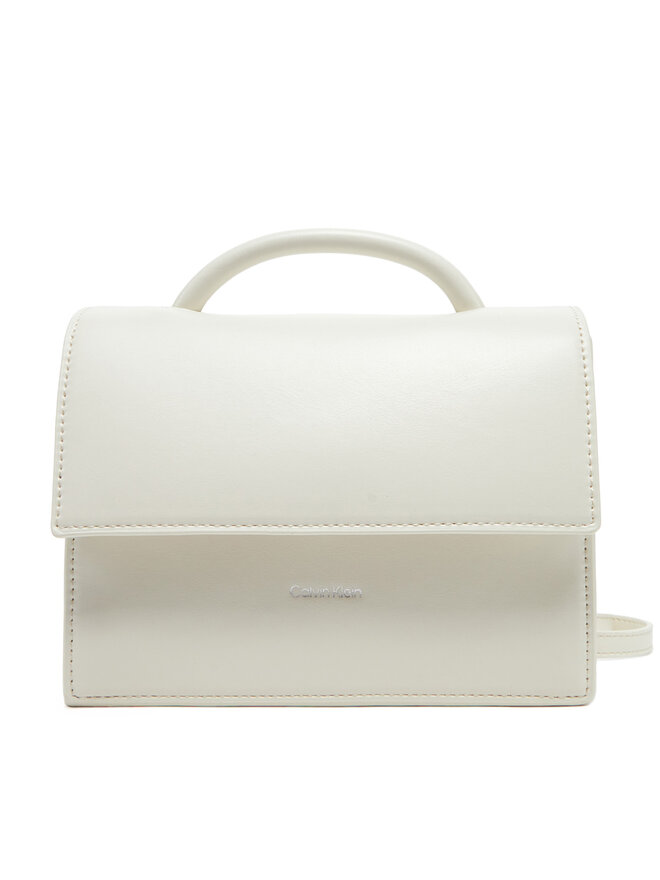 Calvin Klein Borsetta Calvin Klein Ck Linn Top Handle Crossbody K60K613162 Écru