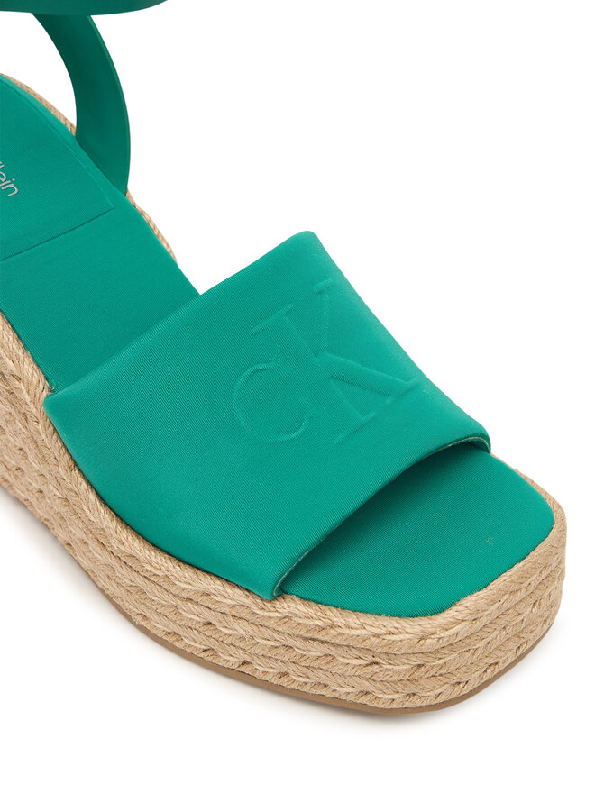 Calvin Klein Espadrilles Calvin Klein Wedge Espad 70 Neopr Mg HW0HW03014 Grün