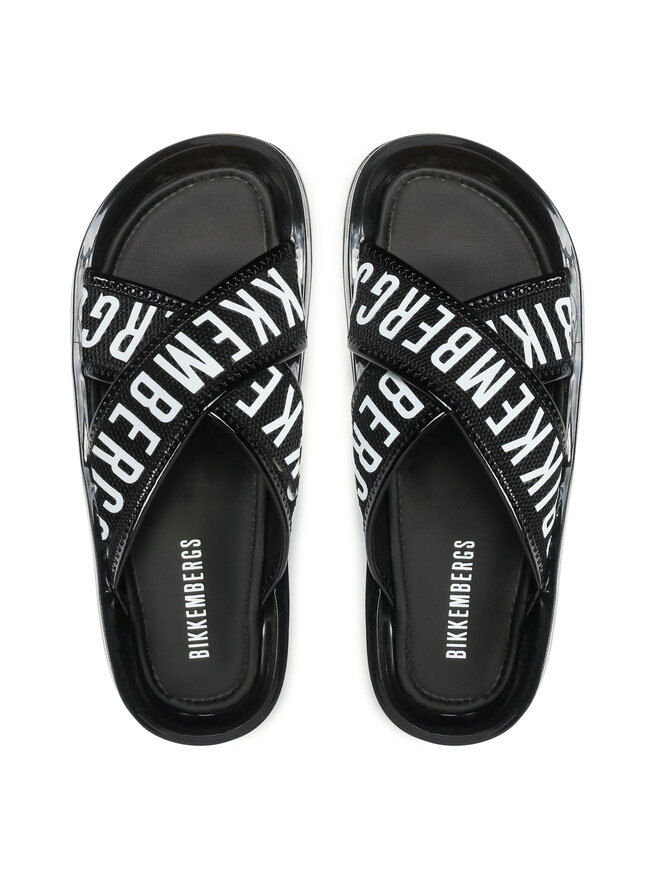 Bikkembergs Pantoletten Bikkembergs Noemy B4BKW0151 Schwarz
