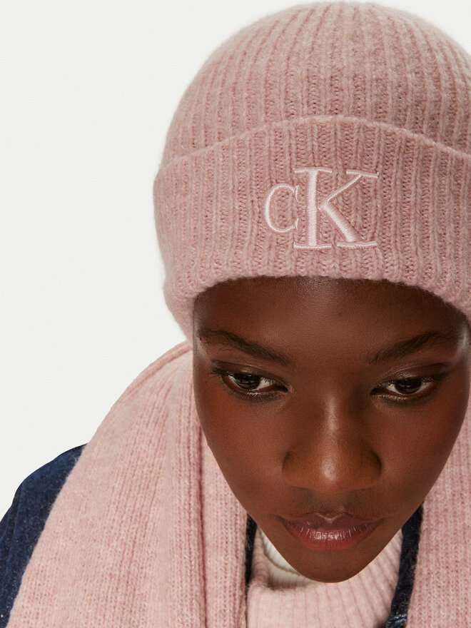 Calvin Klein Шапка Calvin Klein Thick Embroidery K60K612321 Розов