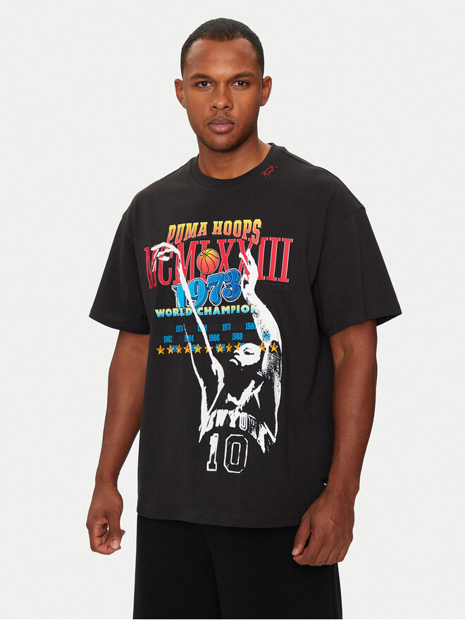 Puma Puma T-Shirt Crowd Craze 1 627214 Μαύρο Oversize
