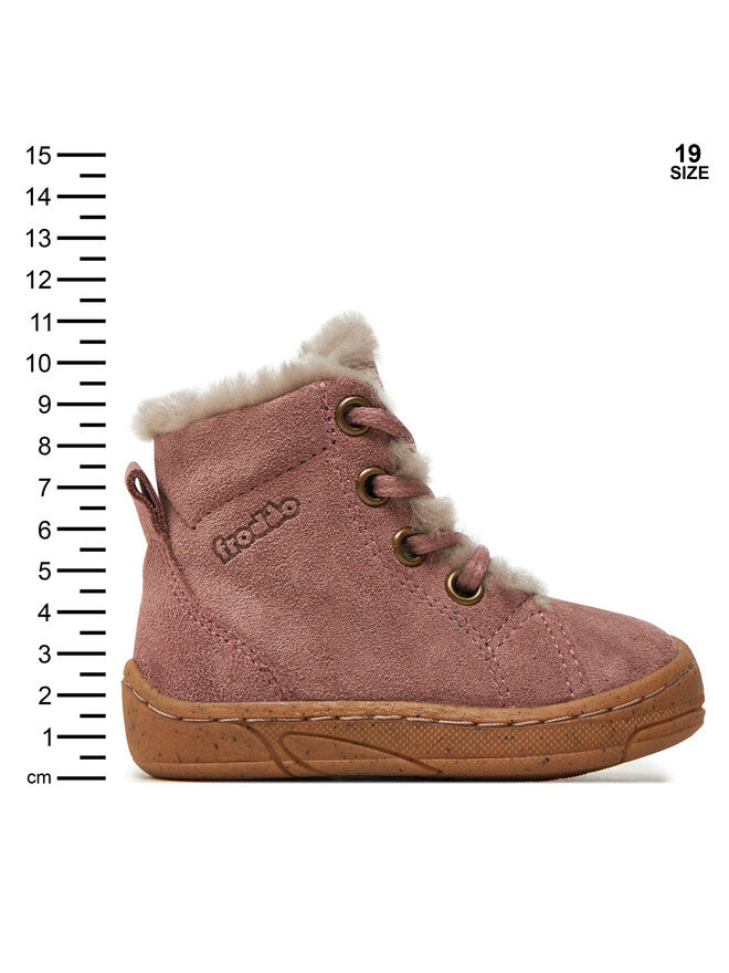 Froddo Gležnjarji Froddo Minni Suede Laces G2110140 M Roza