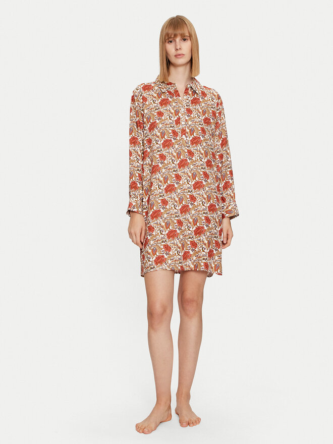 Selmark Selmark Nachthemd P6963 Orange Regular Fit