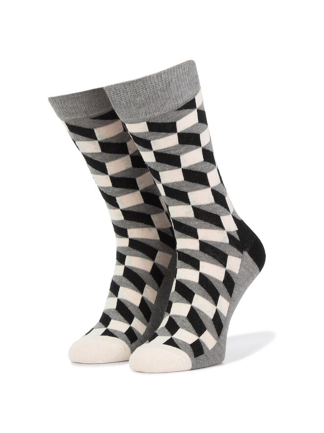 Happy Socks Happy Socks Високі шкарпетки unisex FO01-901 Сірий