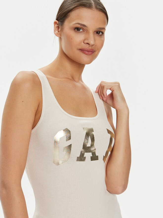 Gap Gap Top 715017-03 Écru Slim Fit