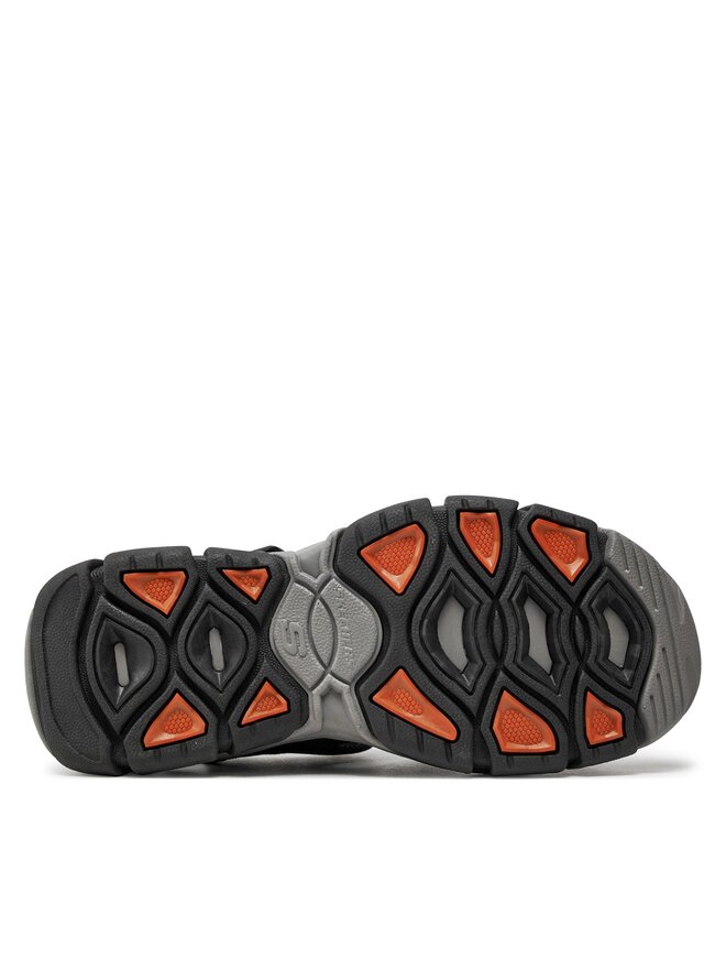 Skechers Sandały Skechers Atlan-Bodie 210444/BLK Czarny