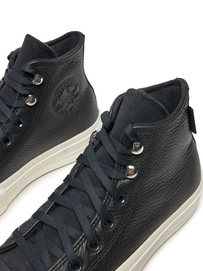 Converse Tornacipő Converse Chuck Taylor All Star Lift Platform Water Repellent Leather A08312C Fekete