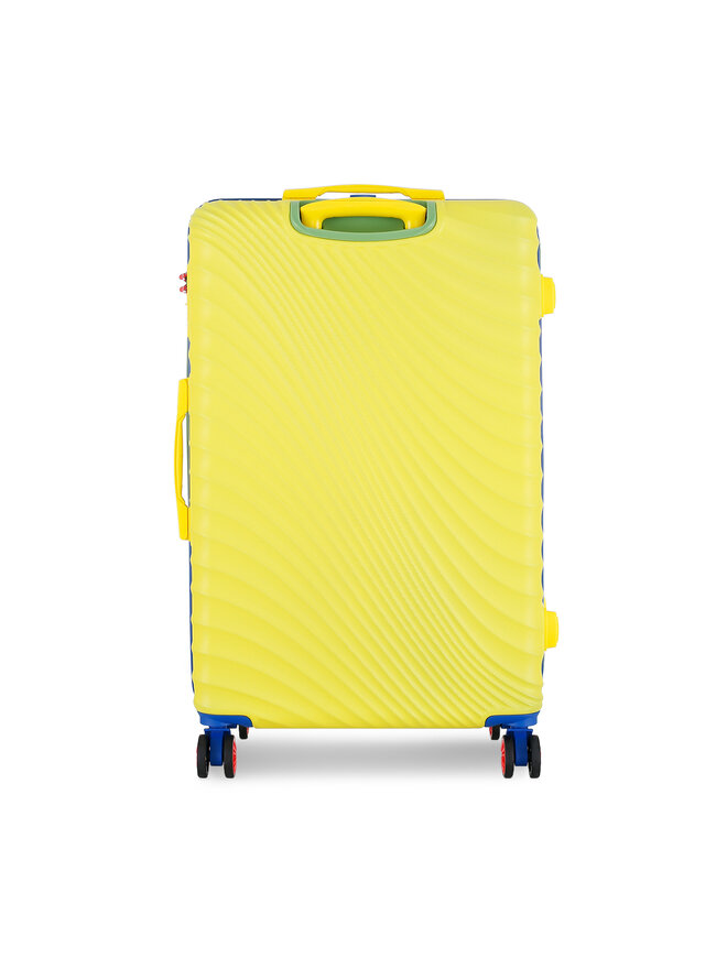 Semi Line Μεγάλη Βαλίτσα Semi Line T5934-3 Κίτρινο