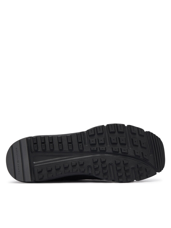 Tommy Hilfiger Schnürstiefeletten Tommy Hilfiger Hilfiger Wp Mix Chukka Runner FM0FM06022 Schwarz