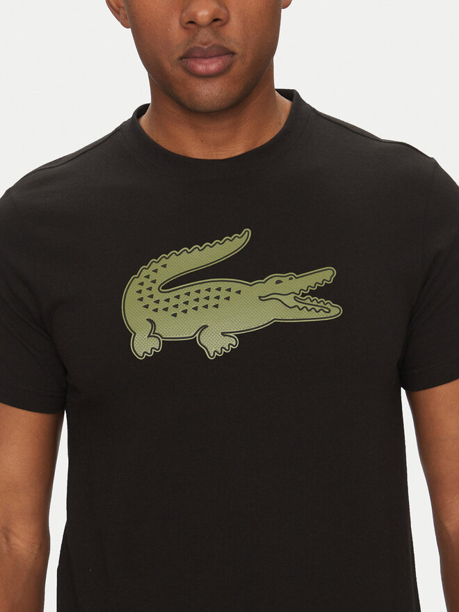 Lacoste Lacoste Marškinėliai TH2042 Juoda Regular Fit