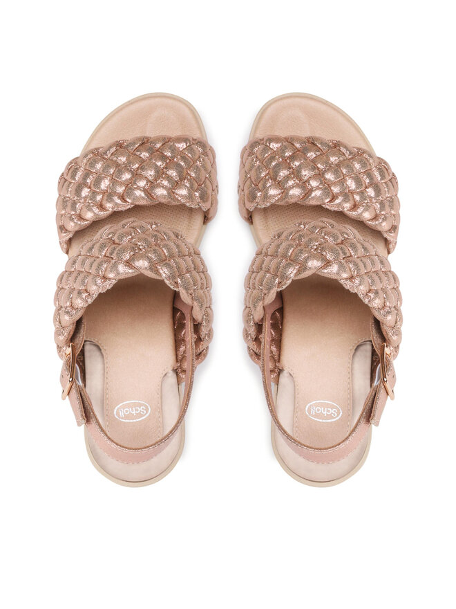Scholl Сандали Scholl Promenade 2 Bands MF30018 1853 350 Златист