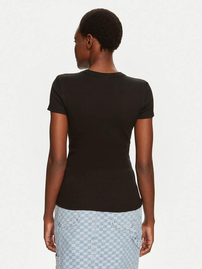 HUGO HUGO Camiseta Easy 50523924 Negro Slim Fit
