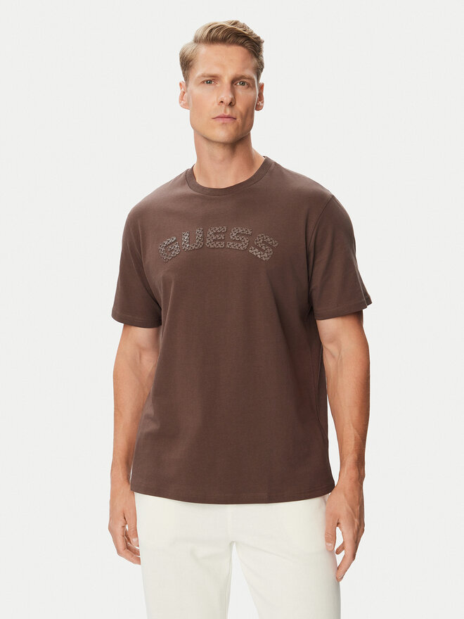 Guess Guess T-Shirt Z6BI04 K6534 Braun Regular Fit