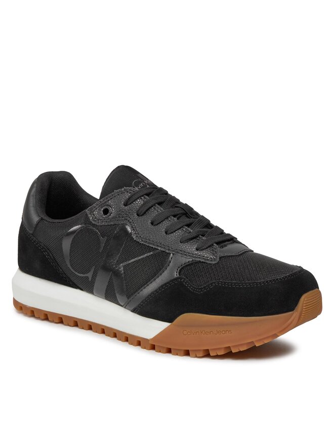 Calvin Klein Jeans Сникърси Calvin Klein Jeans Toothy Runner Bold Mono YM0YM00583 Черен