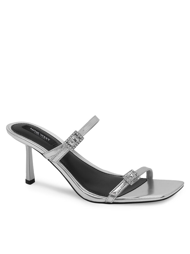 Nine West Klapki Nine West ZL23005-1CC Srebrny