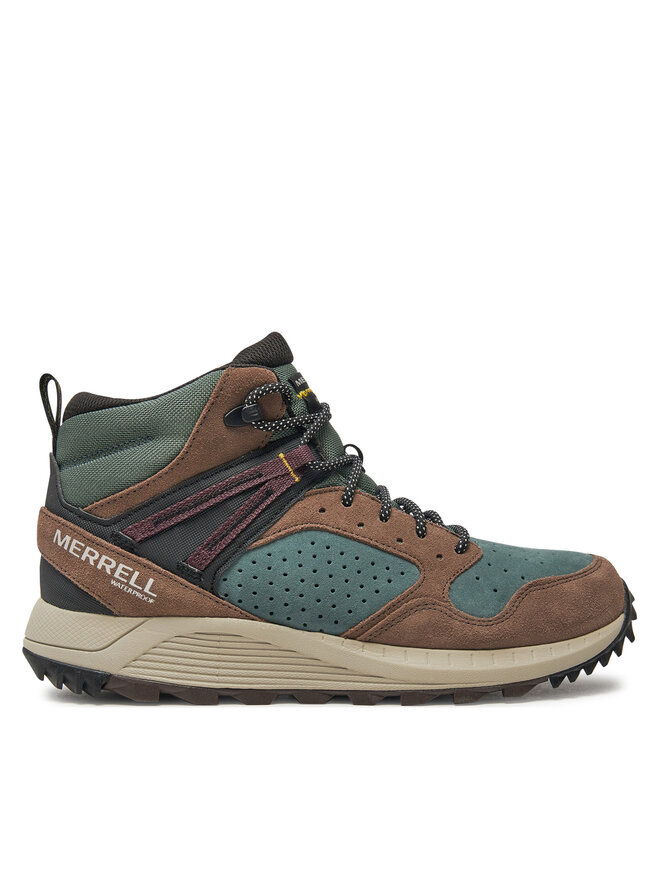 Merrell Sneakersy Merrell Wildwood Mid Ltr Wp J068031 Zelená