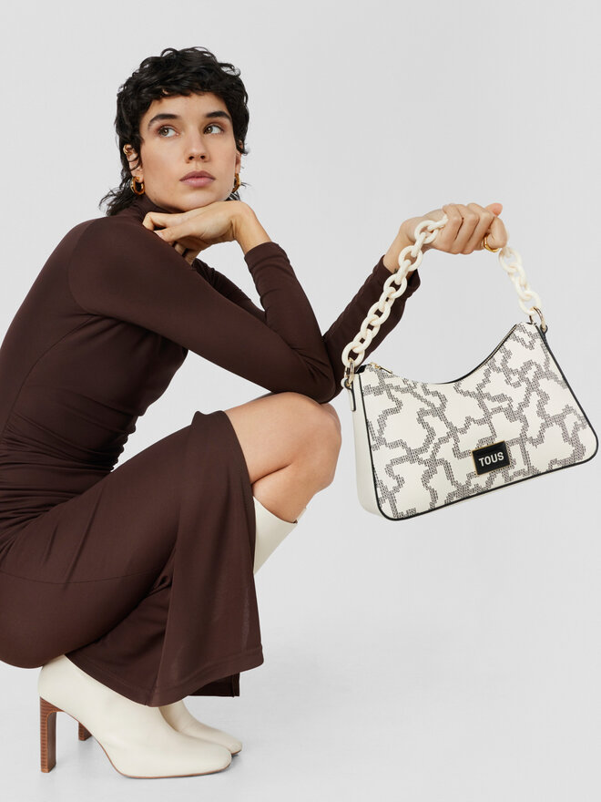 TOUS Bolso TOUS Baguette Kaos Pix 2001851701 Beis