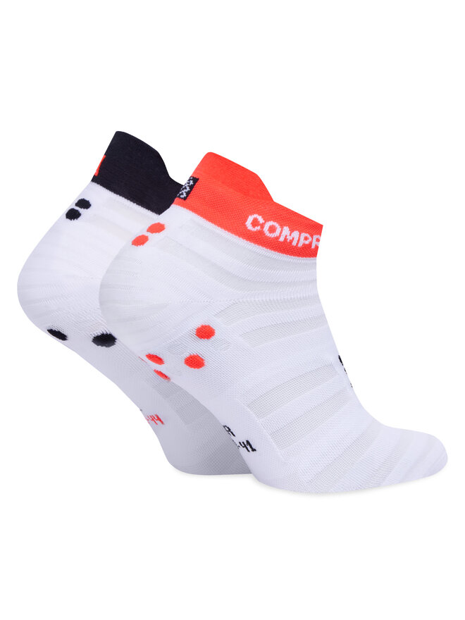 Compressport Κάλτσες Κοντές Unisex Compressport Pro Racing Socks v4.0 Ultralight Run Low XU00051B Λευκό
