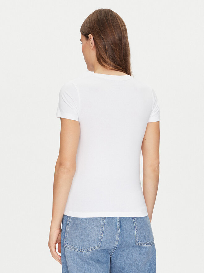 Guess Jeans Guess Jeans Marškinėliai W5GI24 J1314 Balta Regular Fit
