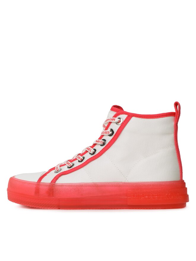 MICHAEL Michael Kors Кецове MICHAEL Michael Kors Evy High Top 43S3EYFE5D Бял