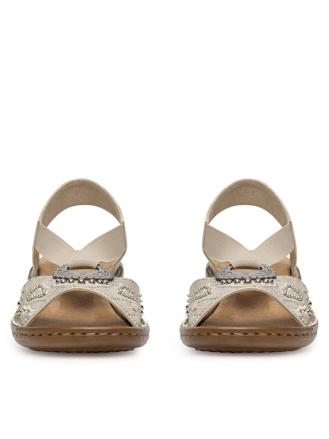 Rieker Sandalen Rieker 608B9-60 Goldfarben