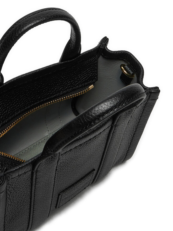 Marc jacobs black leather bag store