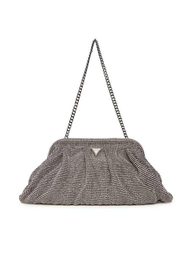 Guess Ročna torba Guess Zalina Mini HWRY93 50710 Srebrna