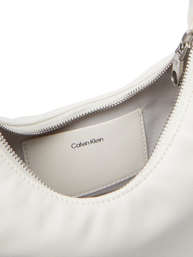 Calvin Klein Handtasche Calvin Klein Buckle Small Bag LV04F3513G Weiß